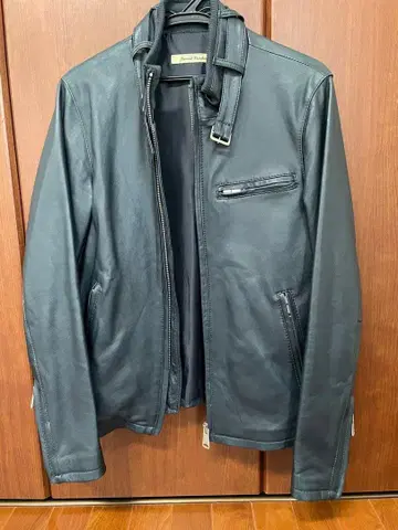 JOURNAL STANDARD 남성용 가죽 자켓 M 사이즈 네이비