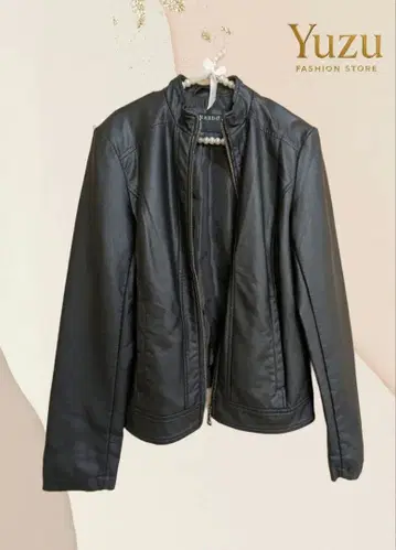 블랙 가죽 자켓