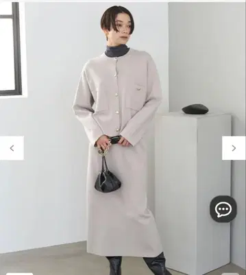 UNFLO 그레이지 슬릿 타이츠 스커트 S