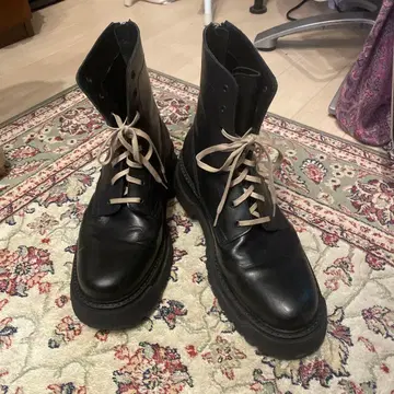 ZARA 블랙 밀리터리 부츠 44 사이즈