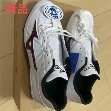 [ 새상품 ] Mizuno 스파이크 25.5cm 화이트