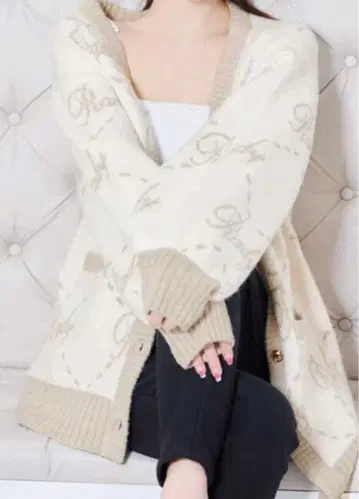 rady 로고 니트 가디건 S 사이즈