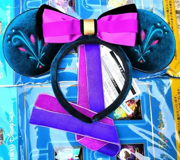 안나 머리띠 판타지 스프링스 도쿄디즈니씨 안나와 눈사람