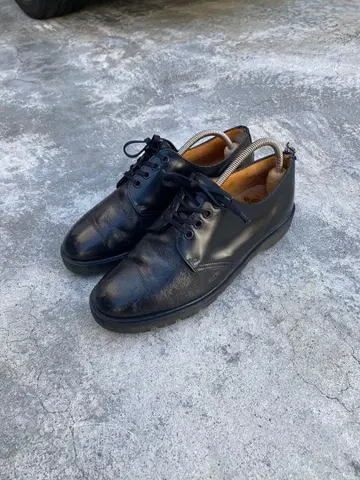 Dr.martens R griggs 블랙 가죽 레이스업 슈즈 포함