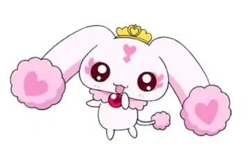 프린세스 토끼 부채