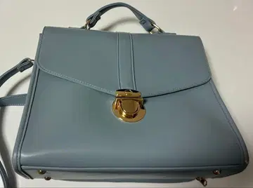 WEGO 레터 플랩 이타백 숄더 스카이블루 파랑