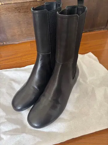 F by WELLFIT 사이드 고어 부츠 블랙