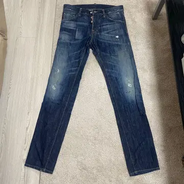 [ 새상품급 ] DSQUARED2 데미지 가공 스키니 데님