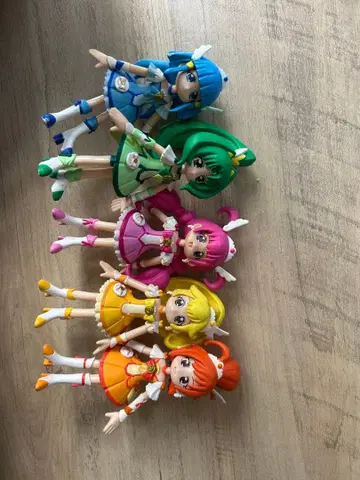 스마일 프리큐어 피규어 5체 세트