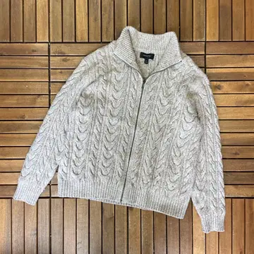 BANANA REPUBLIC 바나나리퍼블릭 집업 케이블 니트