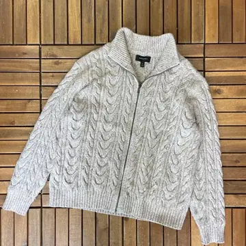 BANANA REPUBLIC 바나나리퍼블릭 집업 케이블 니트