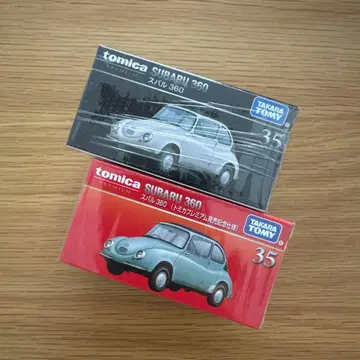[ 미개봉 새상품 ] 토미카 프리미엄 스바루 360 2대 세트