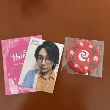 미세스 오오모리 모토키 포토 카드 캔 배지 Harmony