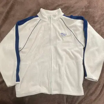 VANS 플리스 자켓 M 화이트