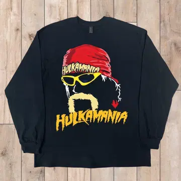 헐크 호건 Hulk Hogan WWE [ XL 사이즈 ] 긴팔 블랙
