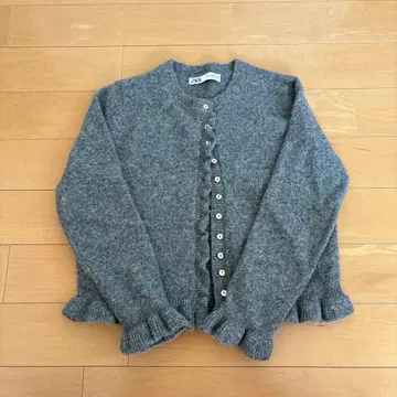 zara 프릴 니트 가디건