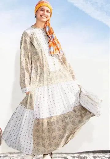 차이하네 아라세아 원피스 베이지