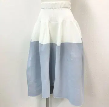 CFCL POTTERY 스커트 1 화이트 라이트 그레