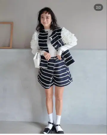 rosy monster 마린 트위드 숏팬츠 로지몬스터