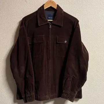 올드 유니클로 코튼 자켓 브라운 M 90s