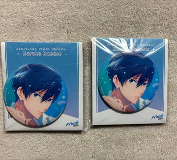 Free! FS 오로라 빅 캔뱃지 나나세 2세트