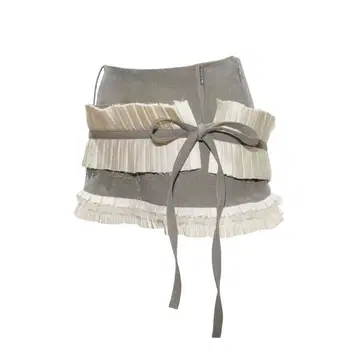 THEREDTHREAD S lace trim suit skirt M