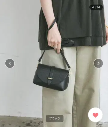 URBAN RESEARCH 숄더백 블랙 여성용