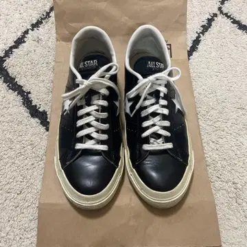 컨버스 원스타 J 레더 블랙 27.0 일본제 convers