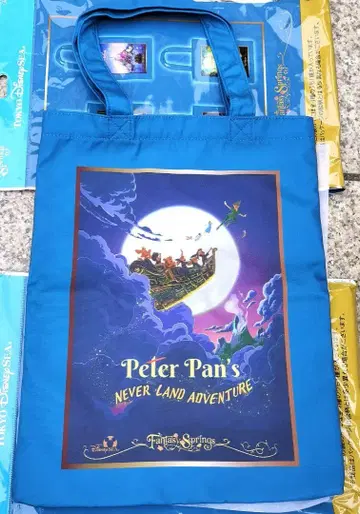 피터 팬 토트백 판타지 스프링스 도쿄디즈니씨