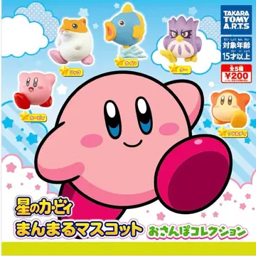 별의 커비 만마루쨩 마스코트 산책 컬렉션 전 5종 컴플리트 세트