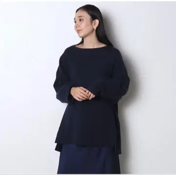 meri 미일리 돌먼 니트 풀오버 빅 네이비 MERI