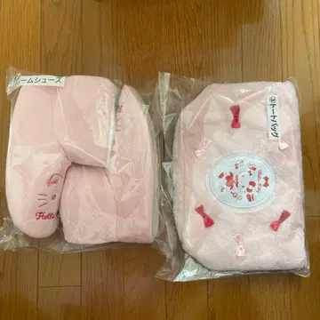 키티 제일복권 룸슈즈 토트백