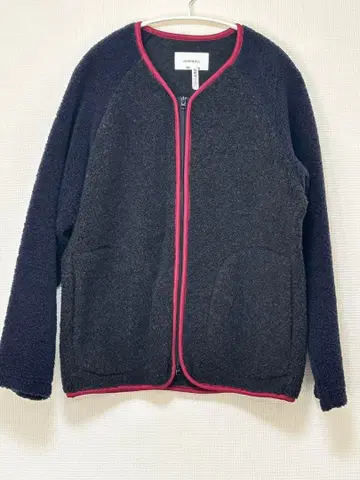 젬블 남성용 노카라 보아 자켓 아메카지 투톤 M 사이즈