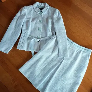 새상품급 페라가모 빅 사이즈 46 트위드 고급 벨트 포함 고급 수트