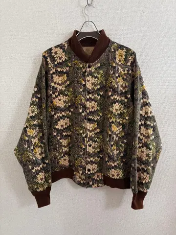 80s 레어 카모 블루종 재킷