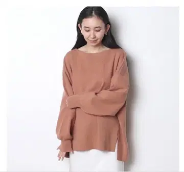 meri 미 리 돌먼 니트 풀오버 빅 오렌지 MERI