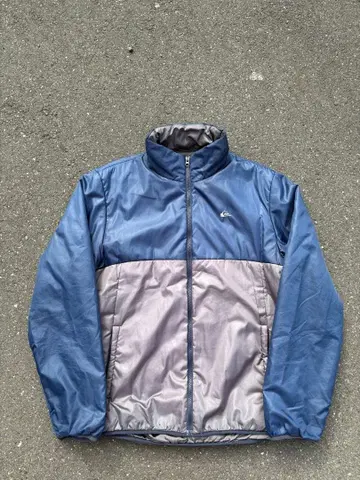 90s QUIKSILVER 나일론 자켓 XL 네이비/그레이