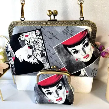 나카하라 준이치 가마구치 파우치 장지갑 핸드메이드