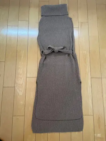 [ ERDOS ] 슬리브리스 니트 롱 원피스