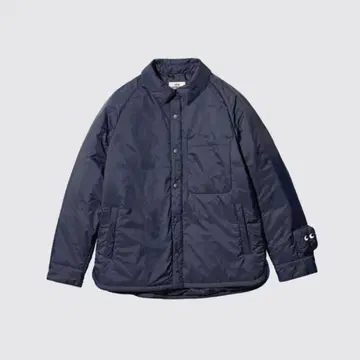 새상품 유니클로 안야 힌드마치 퍼프 테크 셔츠 자켓 XL 네이비