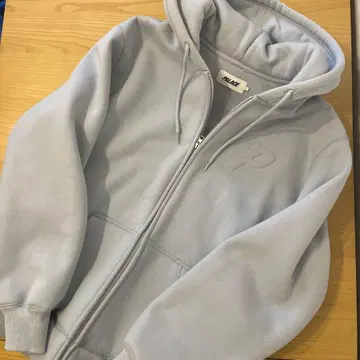 PALACE 지퍼 후드티 스카이블루