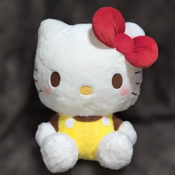 초 BIG 헬로키티 푸딩 카라 봉제 인형 GJ 키티 봉제 인형