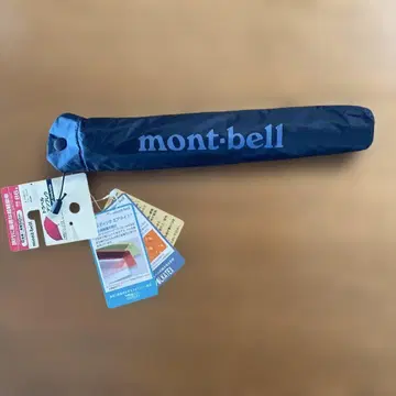 [ 새상품 ] 몽벨 트래블 엄브렐라 블루 블랙 50cm