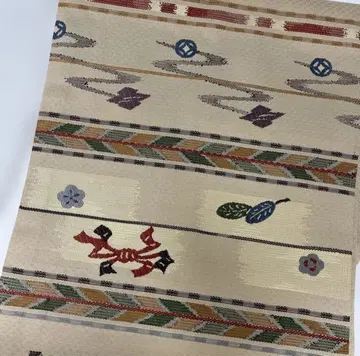 나고야 오비 베이지 컬러풀