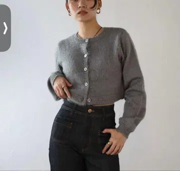 ENC 라메 팬시 얀 가디건