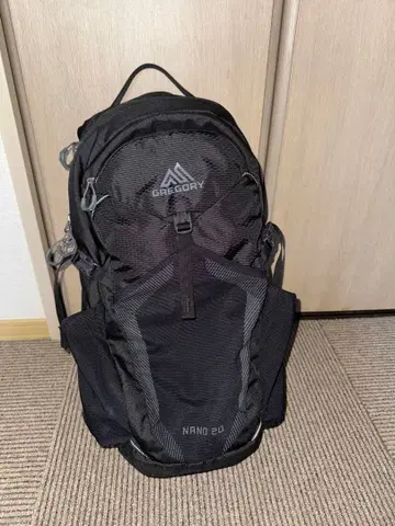 GREGORY NANO 20 블랙 백팩