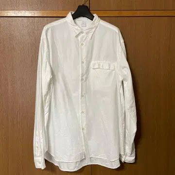 front 11201 화이트 버튼업 긴팔 셔츠 L 사이즈