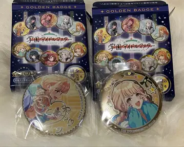 학원 아이돌 마스터 후지타 코토네 금 배지 2개 세트