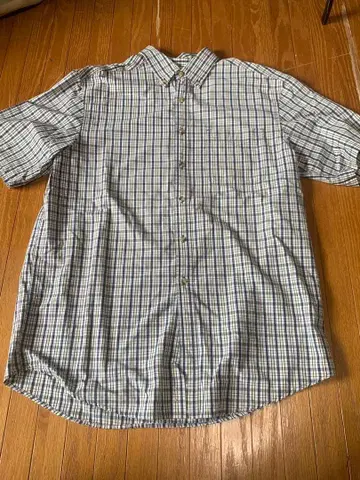 L.L.Bean 반팔 체크 셔츠