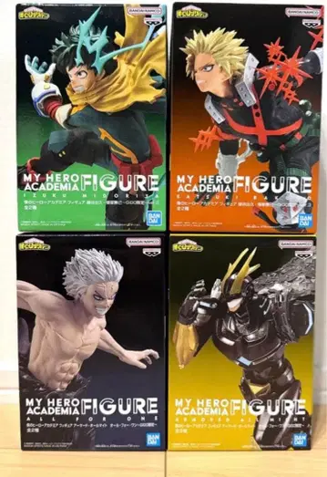나의 히어로 아카데미아 피규어 [ GiGO 한정판 ] 4종 세트